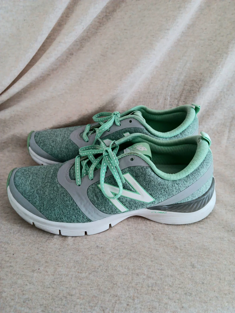 New Balance 711 Women's Size 6.5 Mint Green Gray Cross Training Shoes WX711HI